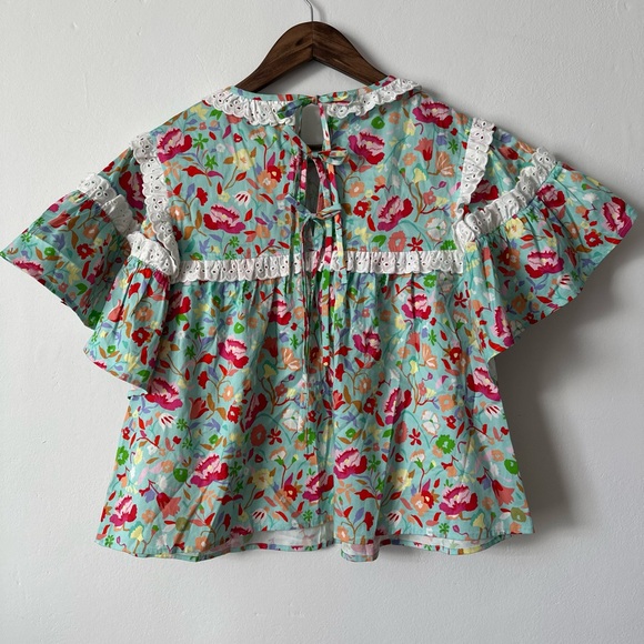 CROSBY by Mollie Burch Ella Top – Island Floral – Size Small – NWOT - Picture 7 of 11